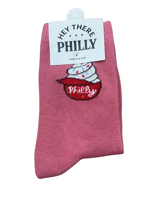 Crew Socks - Ice Cream Helmet