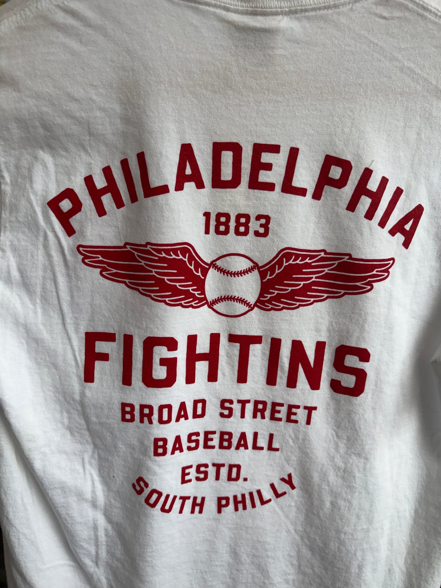 Offseason Apparel - White/Red Philadelphia Baseball T-Shirt