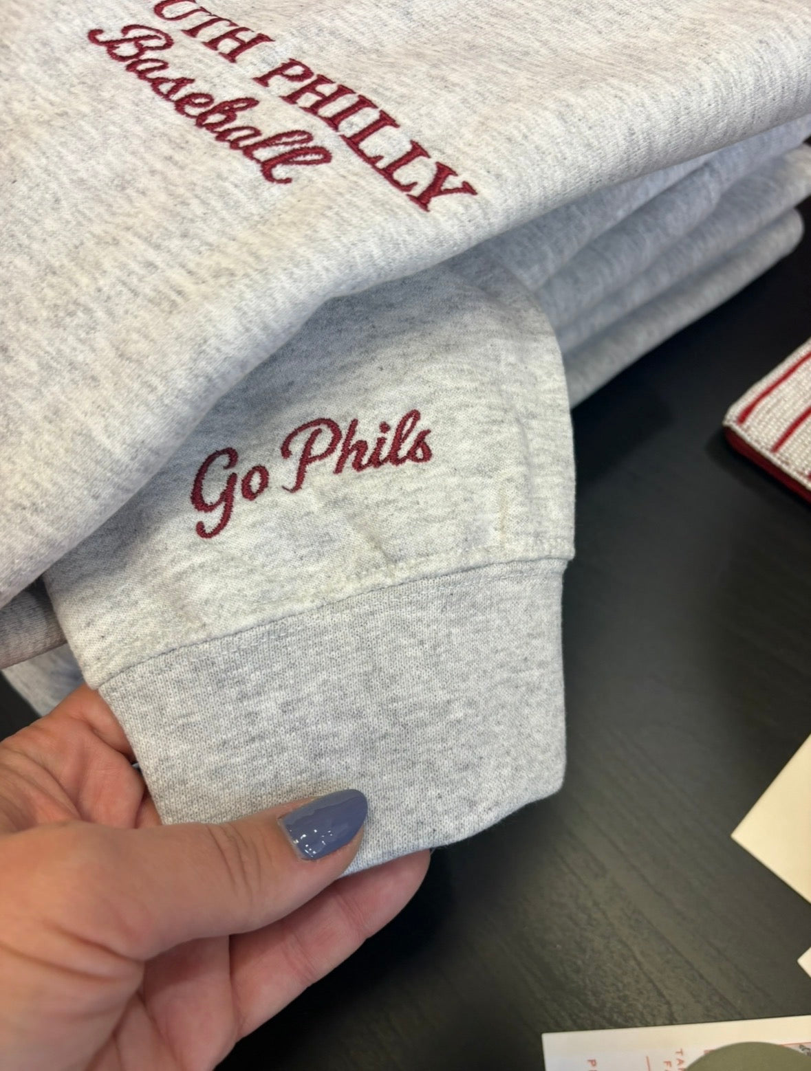 South Philly Baseball Embroidered Sweatshirt
