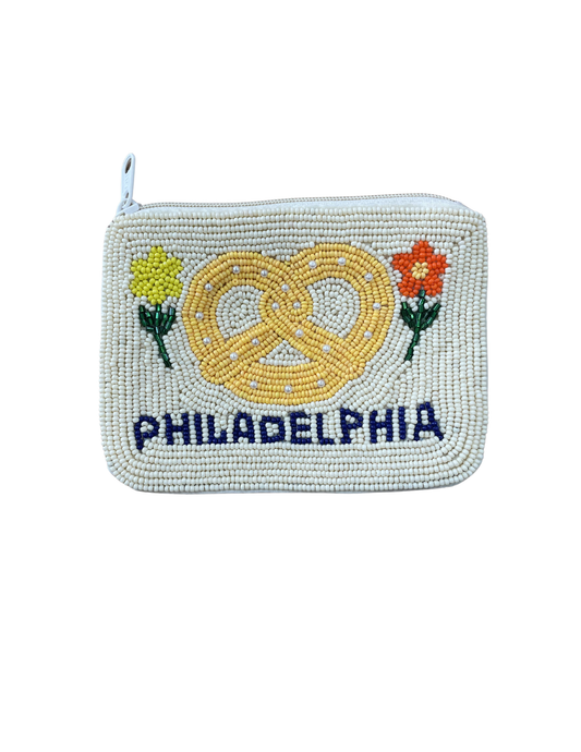 Beaded Pouch - Pretzel