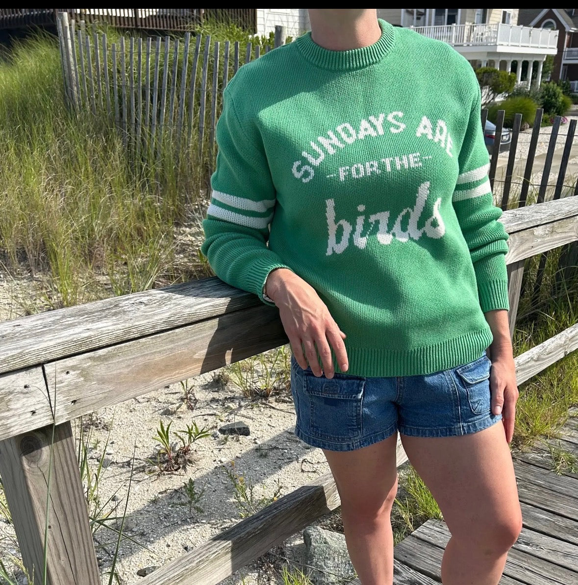 Knit Sweater - Sundays Are For The Birds