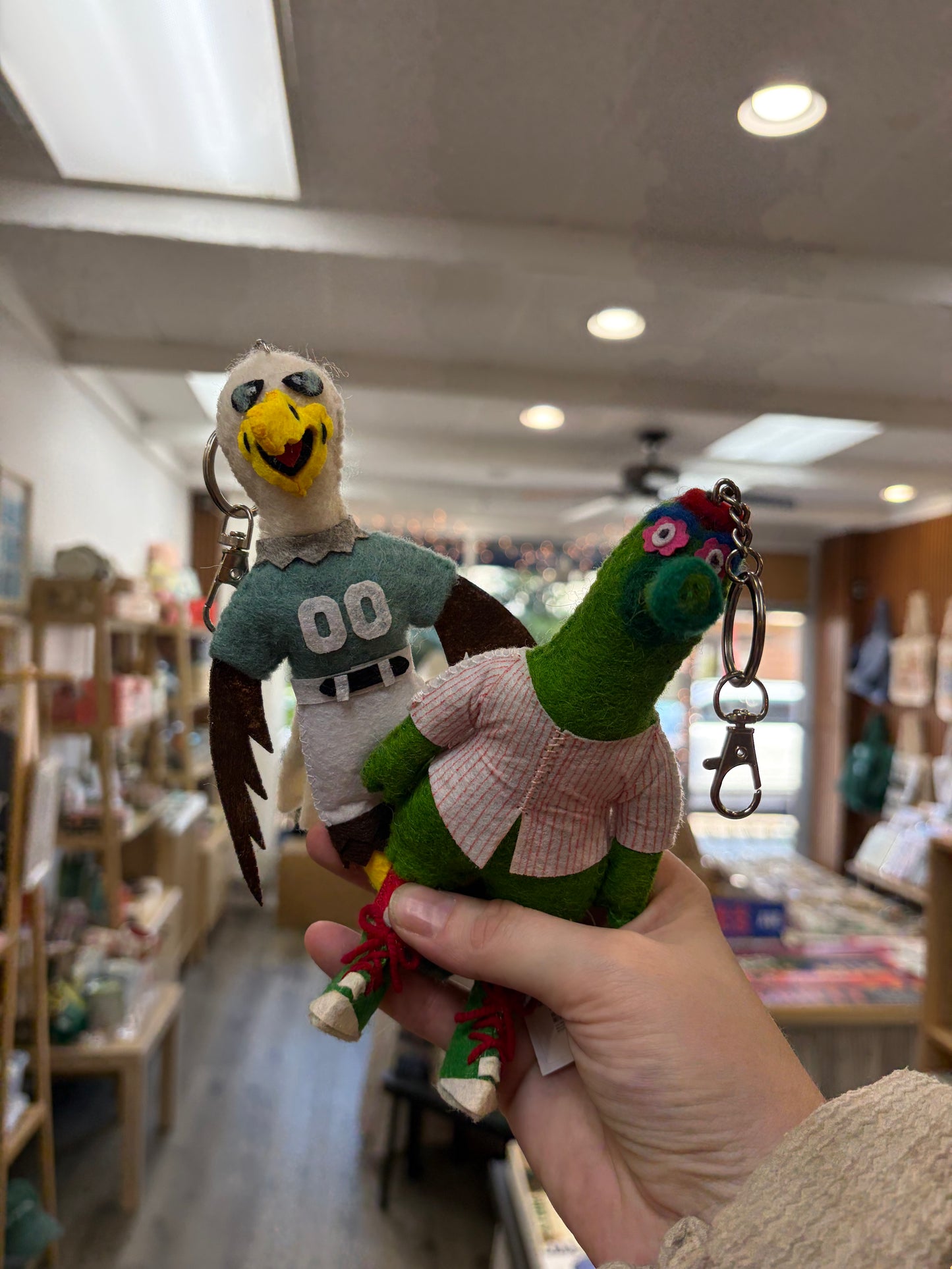 Philadelphia Mascot - Felt Bag Charm