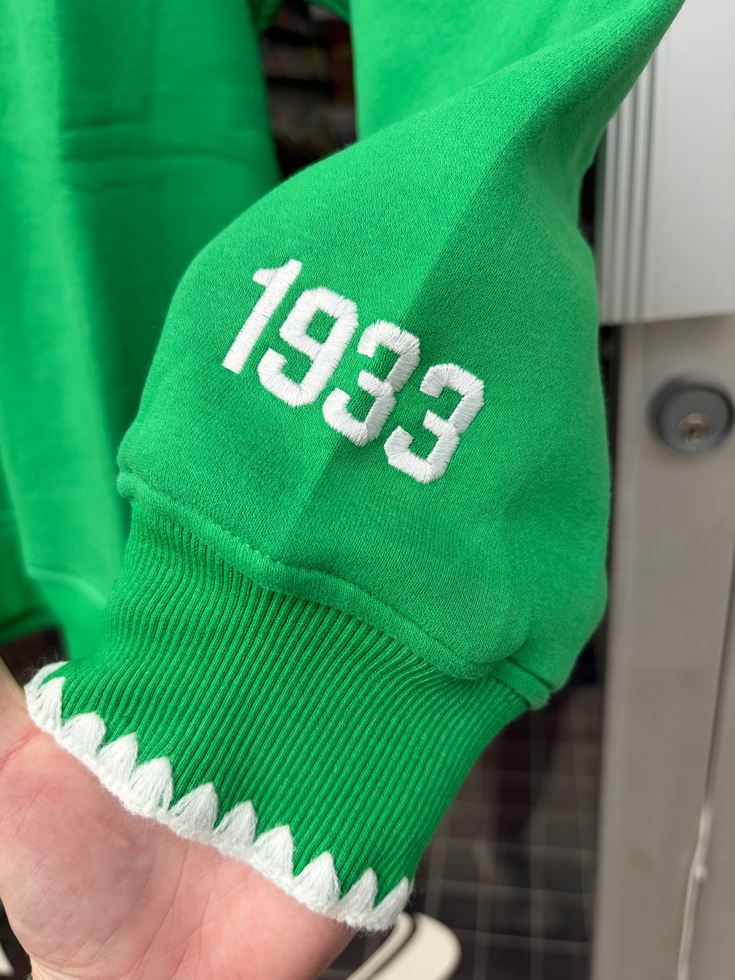 Dye Hard Fan - Green Birds Mockneck Sweatshirt