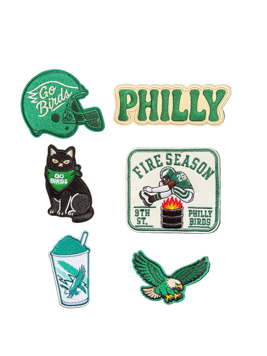 Iron-On Patches - Philadelphia Football Themed