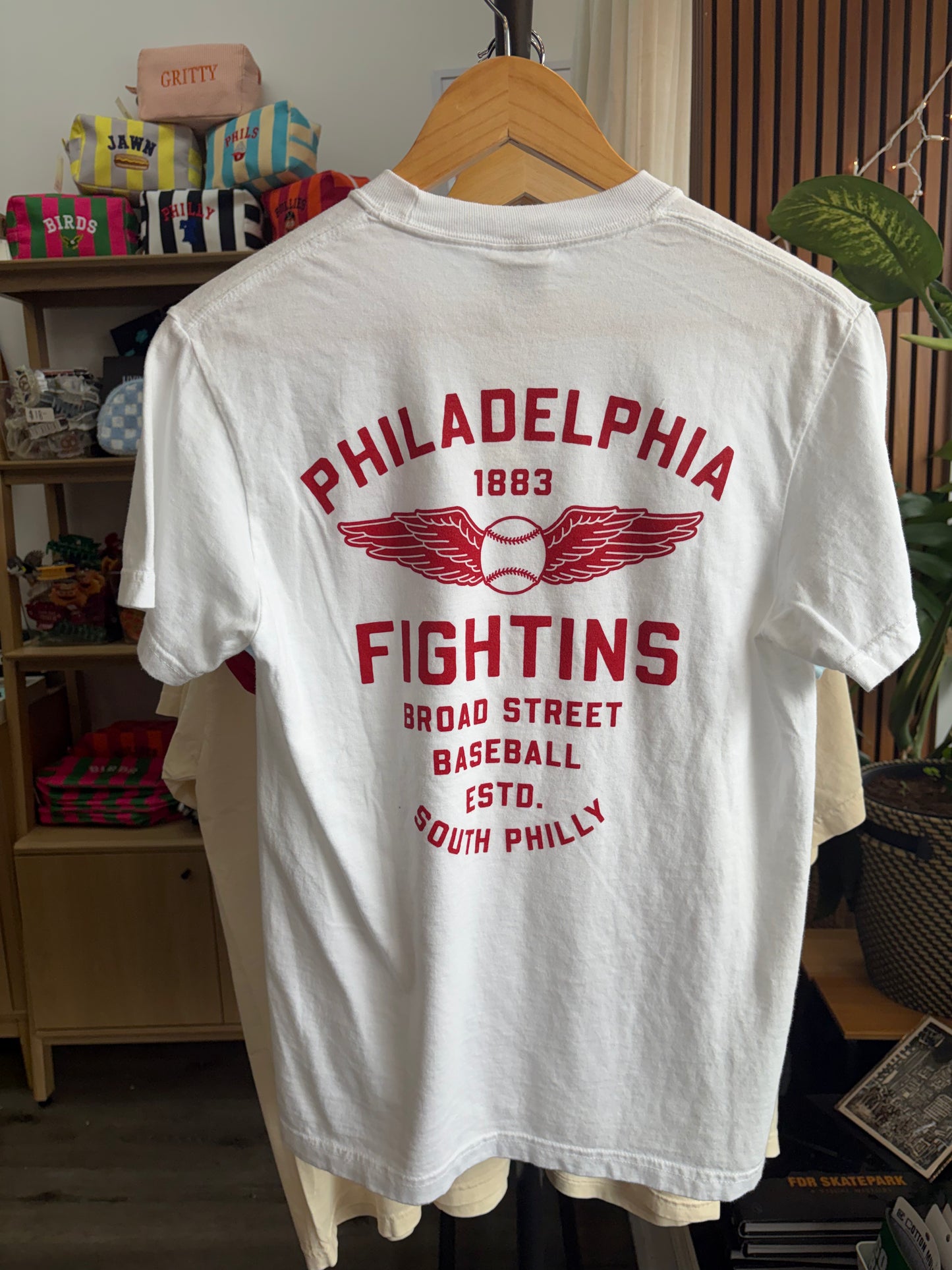 Offseason Apparel - White/Red Philadelphia Baseball T-Shirt