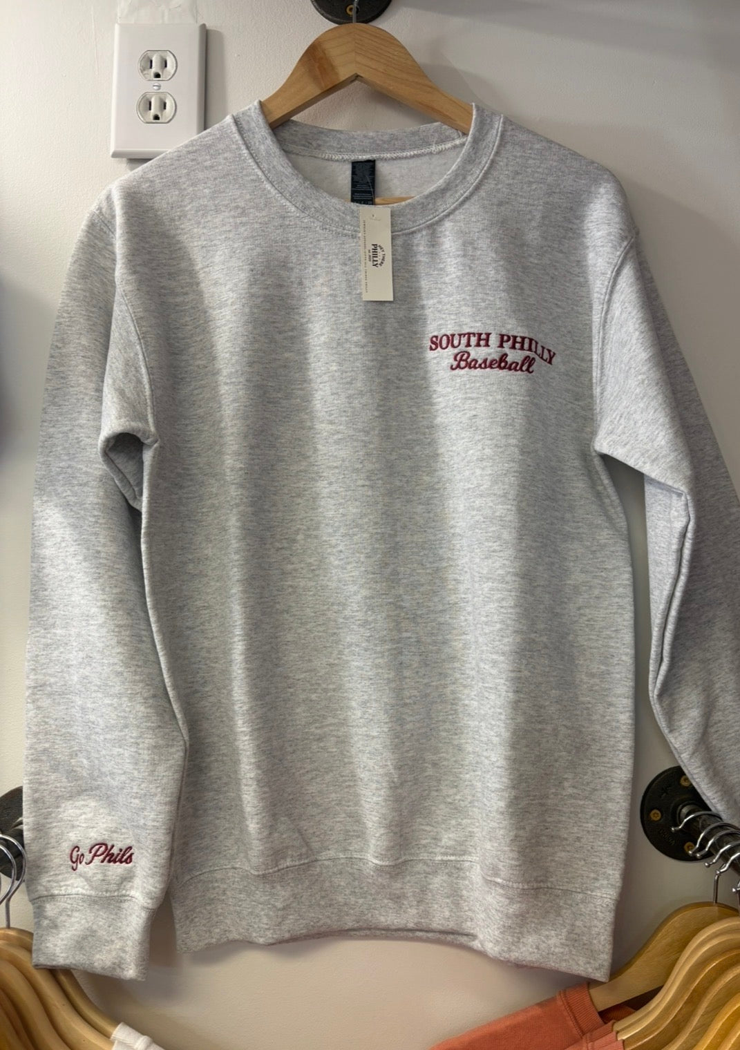 South Philly Baseball Embroidered Sweatshirt