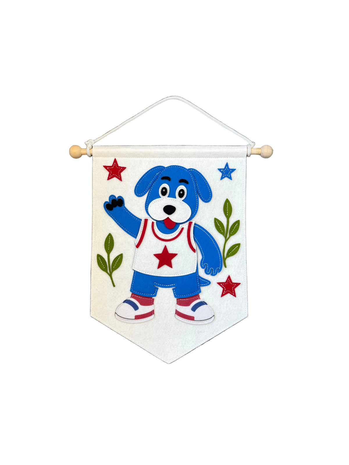 Hey There Philly - Felt Mascot Pennant