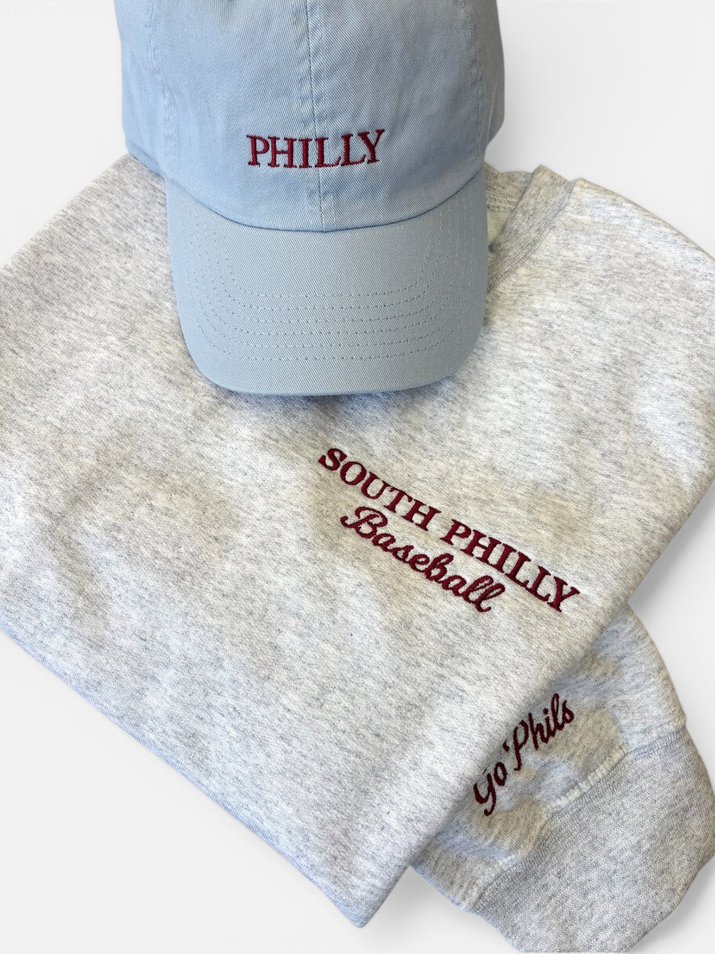 South Philly Baseball Embroidered Sweatshirt